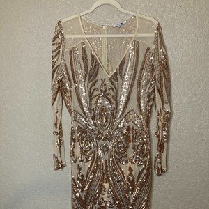 Stunning Fashion Nova Sequin Party Dress - 1X